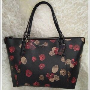 Coach Black Floral Women's Bag
